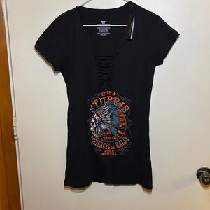 Black 2023 Sturgis Graphic Women's Tee
